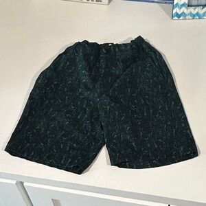 Boy’s Green Patterned Shorts